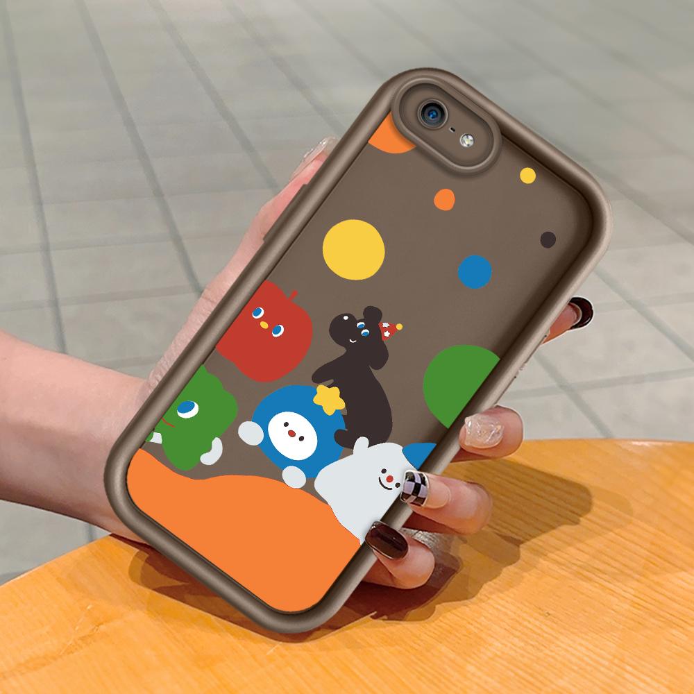 

Мягкий силиконовый квадратный чехол с рисунком лестницы для телефона, полное покрытие камеры, противоударный защитный резиновый чехол для iPhone Infinix Tecno OnePlus iPhone 12 Pro Max коричневый