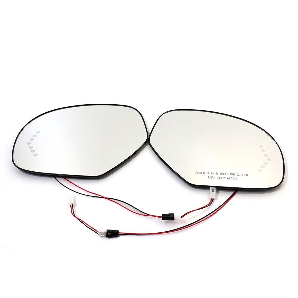Left Right Door Side Heated Wing Mirror Glass Rearview Rearview Plate for GMC Yukon XL Sierra 1500 2500 3500