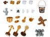 Pirate ship set for sand and water, sandbox, water table, shovel, rake