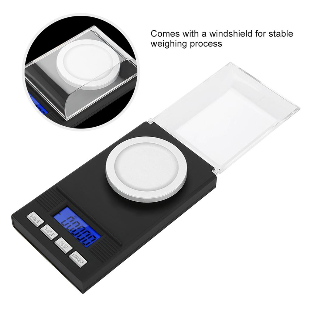 Mini Portable High Accuracy 0.001g Pocket Jewelry Scale with LED Digital Display (100g)