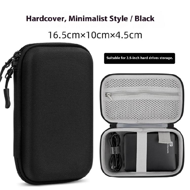 Shockproof Carrying Charging Adapter Case Hard Protective Pouch for M.2 Hard Drive Small Electronics Cable Accessories