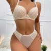 Sexy underwear deep V small breasts show large gathering underwear soft steel ring closed breast anti-sagging bra cover