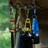 Outdoor Glove Clip with Carabiner Heavy Duty Hands-Free Multifunction Camping Hiking Work Glove Hanger Carrier Keeper Grabber Belt Clamp
