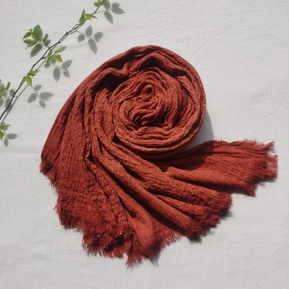 Unisex Cotton Linen Autumn Winter Men Scarf Fashion Men's Scarves Warm Neckerchief Soft Long Tassel Shawl Male Pashmina Bufandas