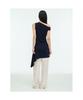 Anggae Unbalanced Mini Dress Navy