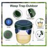 Asian Hornet Trap, Wasp and Hornet Trap Outdoor To Hang Alive Double Channel, Asian Hornet Trap Kit (2)