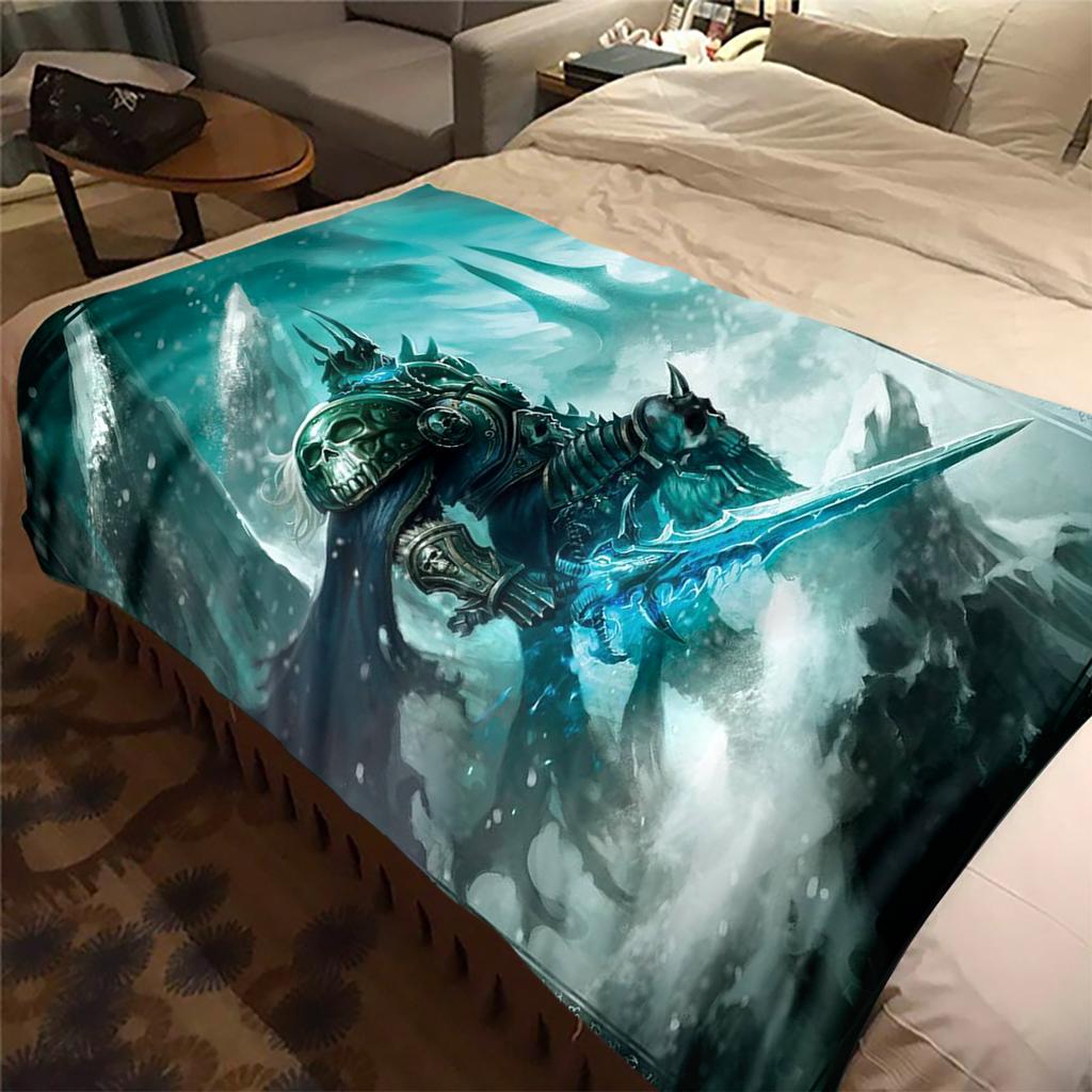 World of Warcraft Blanket Fantasy Creature Perfect All Seasons Soft Comfortable Sofa Office Nap Travel Festive Gift
