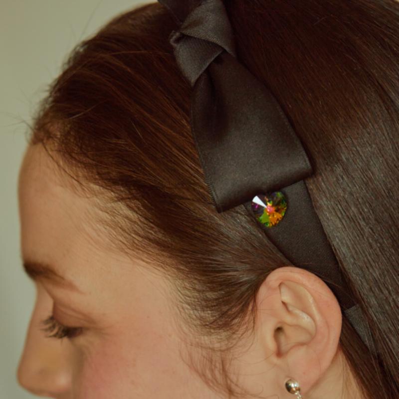 L’OMBRILLANT Alice Heart Ribbon Hairband