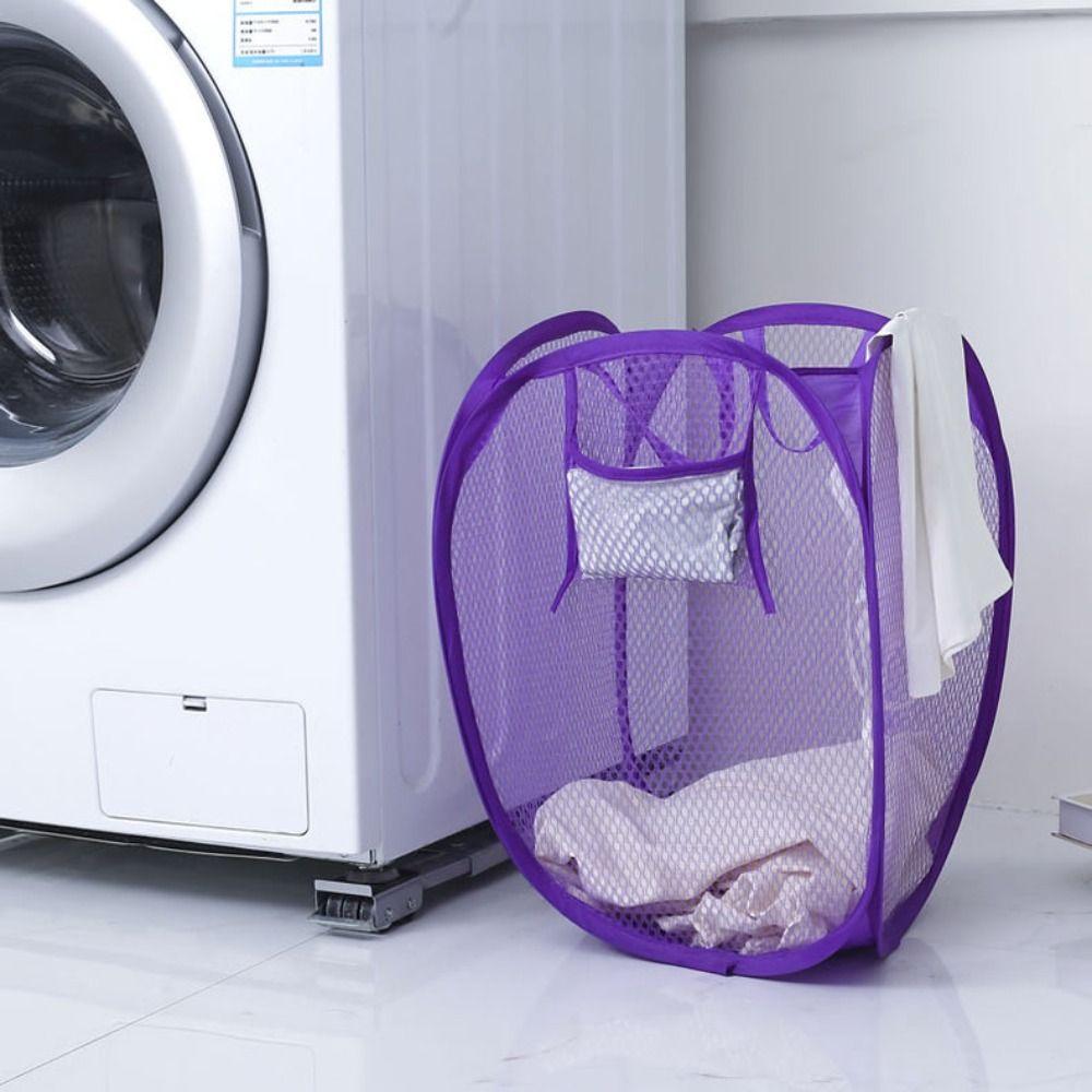 Folding Folding Laundry Basket Sundries Organizer Storage Basket Household Laundry Hamper  Home