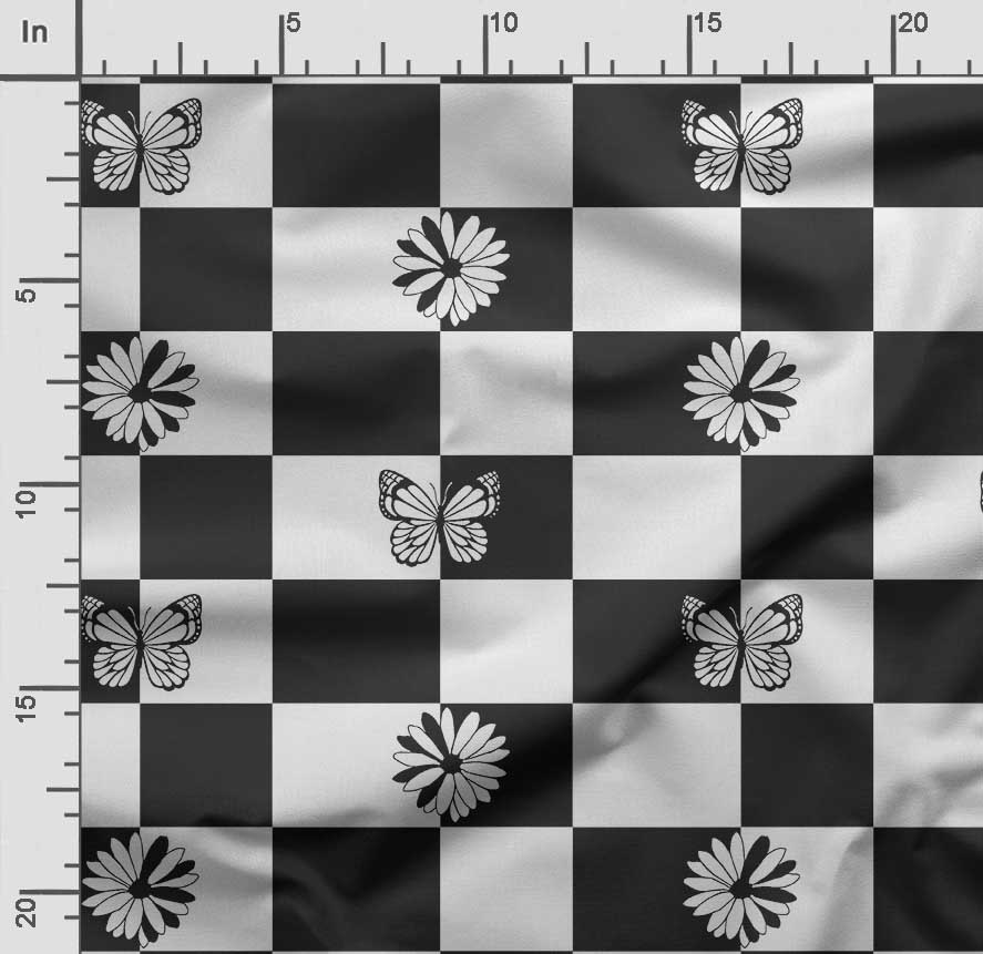 Soimoi Check Print,  Cotton Cambric, Quilting Fabric Sold by The Yard 42 Inch Wide, Medium Weight Cotton Fabric, Sewing  Supplies,Baby