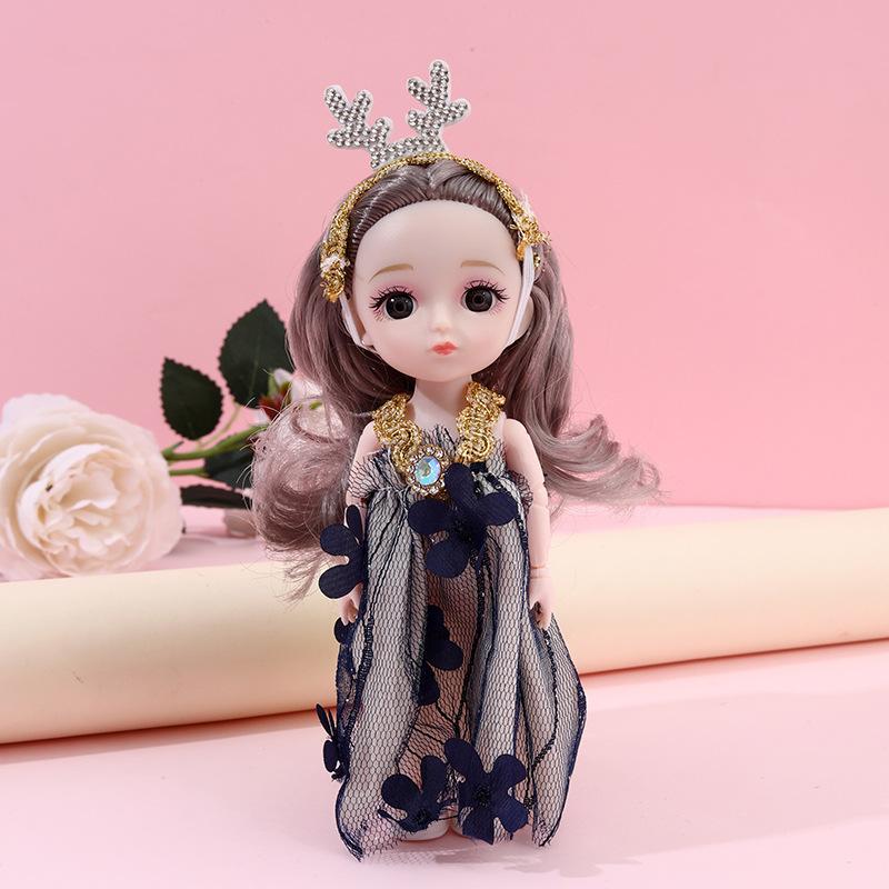 Dressup Doll 13 Joints 16cm Girl Birthday Gift Princess Children's Toy