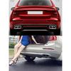 For Volvo XC60 S60 XC90 S90 V90 Stainless Steel Car Tail Muffler Exhaust Pipe Output Cover Decorative Cover Car Accessories
