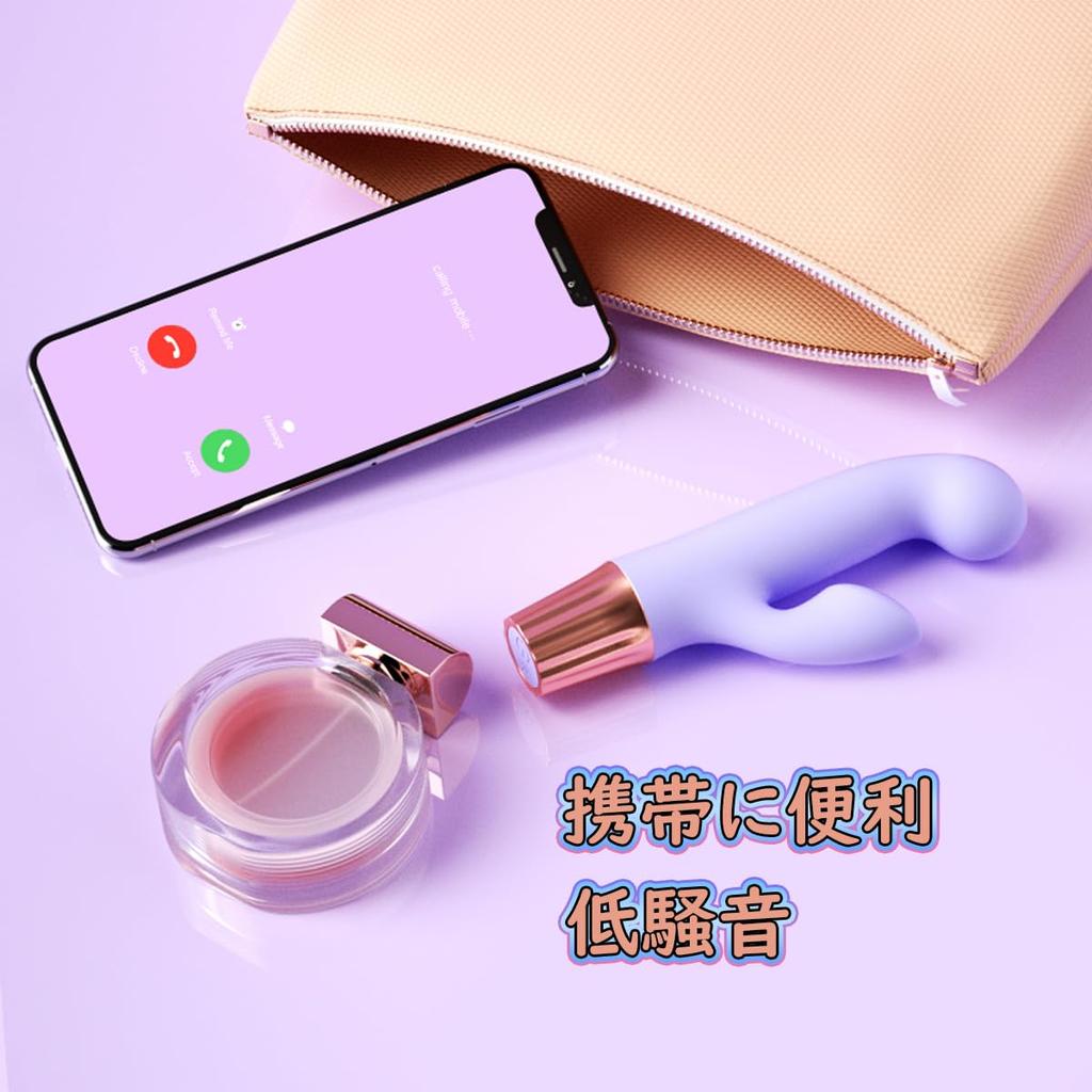 Vibrator Compact Rotor Popular Vibration Low Noise Portable for Women Creampie Squirting Life Waterproof Song Sex Toy Adult Goods (Pink)