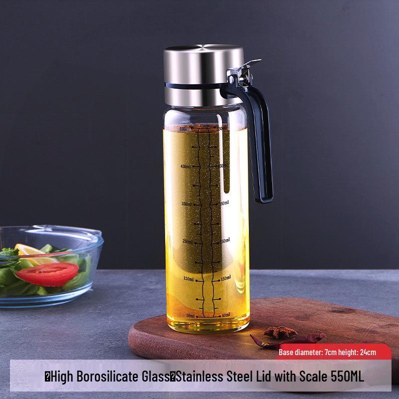 304 Edelstahl Auslaufsicheres Öl- & Essigflaschen-Set