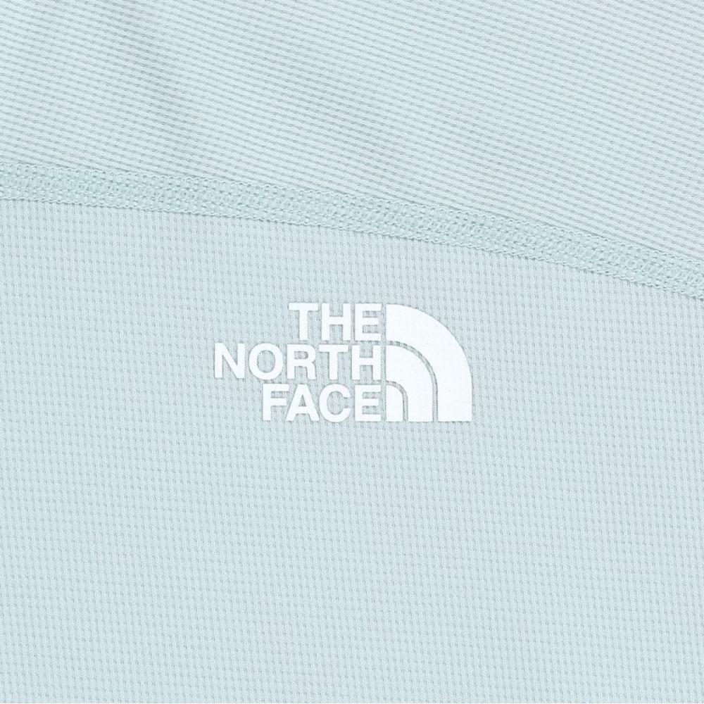 The North Face White Label Hybrid Waffle Short Sleeve Round Tee Light Blue Nt7ur15l