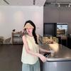 Summer Fashion Fresh Meat Cover Thin Neck Sleeveless Top Women's Sweet Wind Age Reduction Small Versatile Doll Shirt