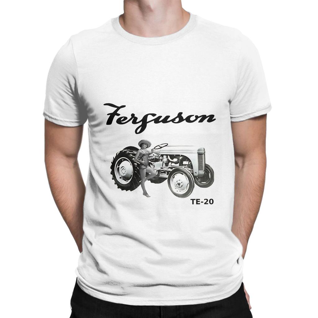 TE 20 Ferguson Traktor Lustiges 100% Baumwolle T-Shirt Massey Ferguson T-Shirts Oberteile Für Unisex