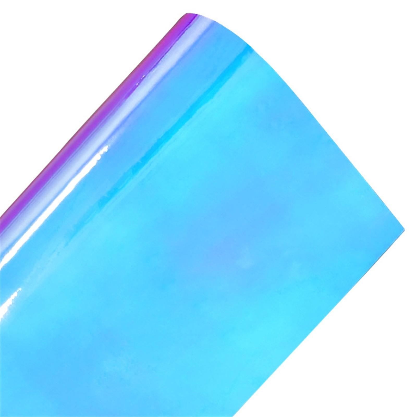 

20x50 см блестки/лазерный металлик/голографическая радуга/блестки/полосатая термопереводная виниловая пленка для футболок, шляп, декор для вырезания One Size синий