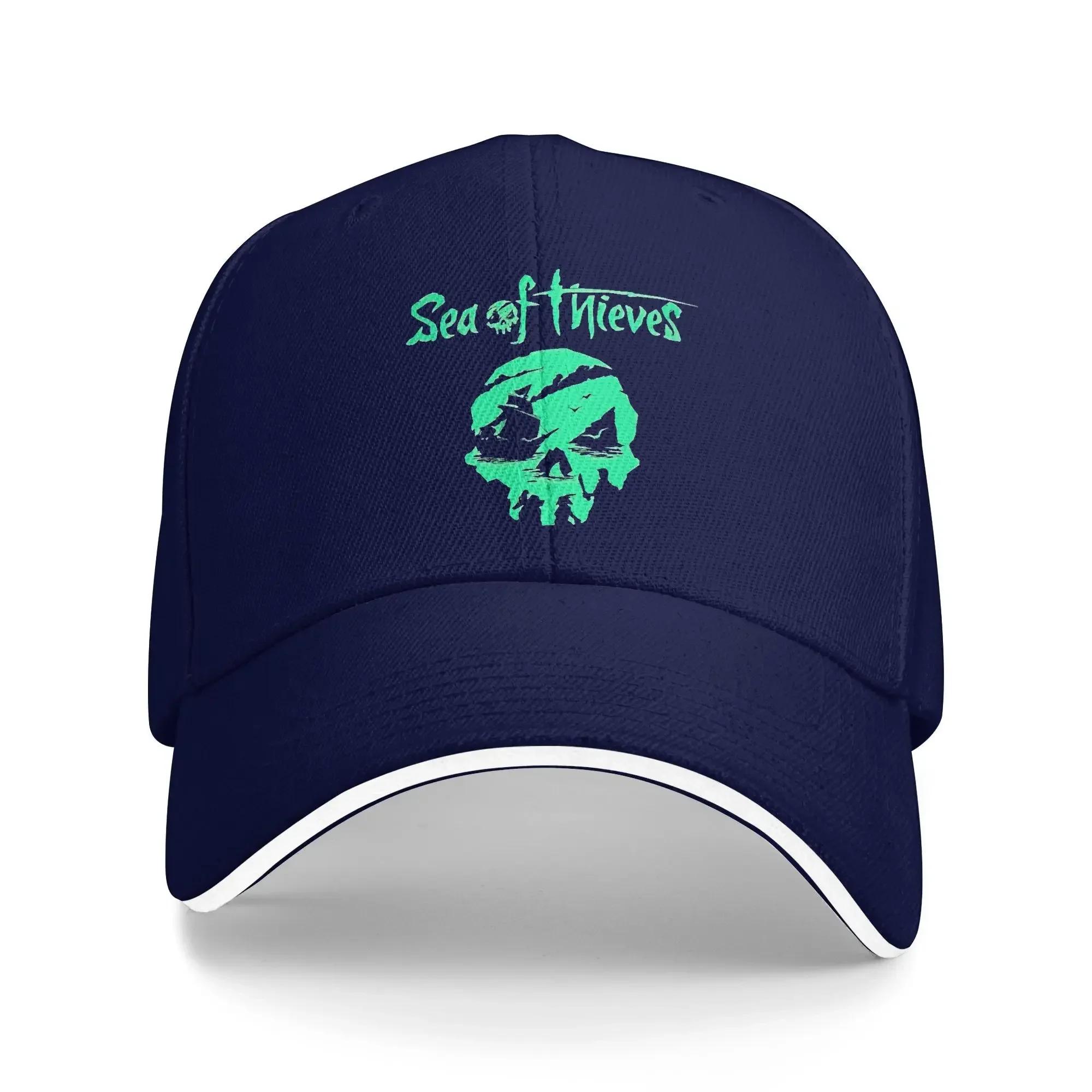 

Sea of Thieve Sun Baseball Cap Spring Couple WoUnisex Game Custom Logo Trucker Hat Wholesale Fashion Outdoor Gym Baseball Caps One Size