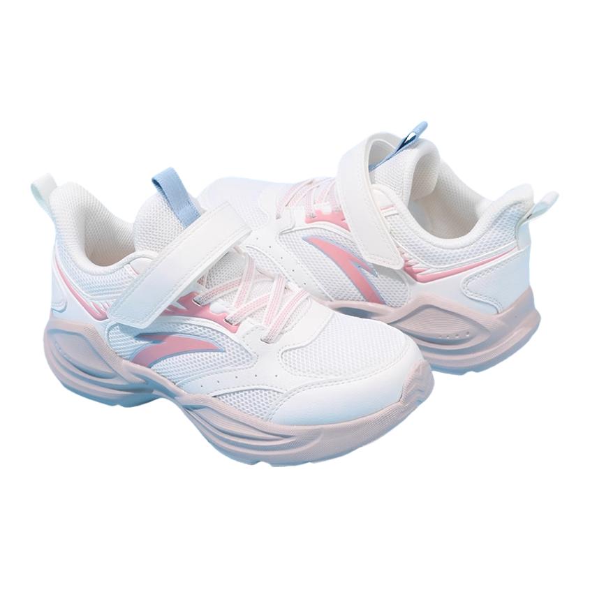 Anta Kids Fashion Low-Top Running Shoes Kids sneakers White Pink A22435517-1