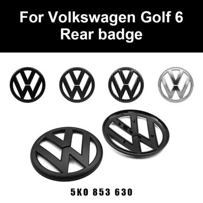 Νέο Υψηλής Ποιότητας Μαύρο ή Ασημί Για VW Volkswagen Golf 6 MK6 Εμπρός Γρίλια Σήμα & Πίσω Πόρτα Πορτμπαγκάζ Κάλυμμα Αντικατάσταση Αξεσουάρ