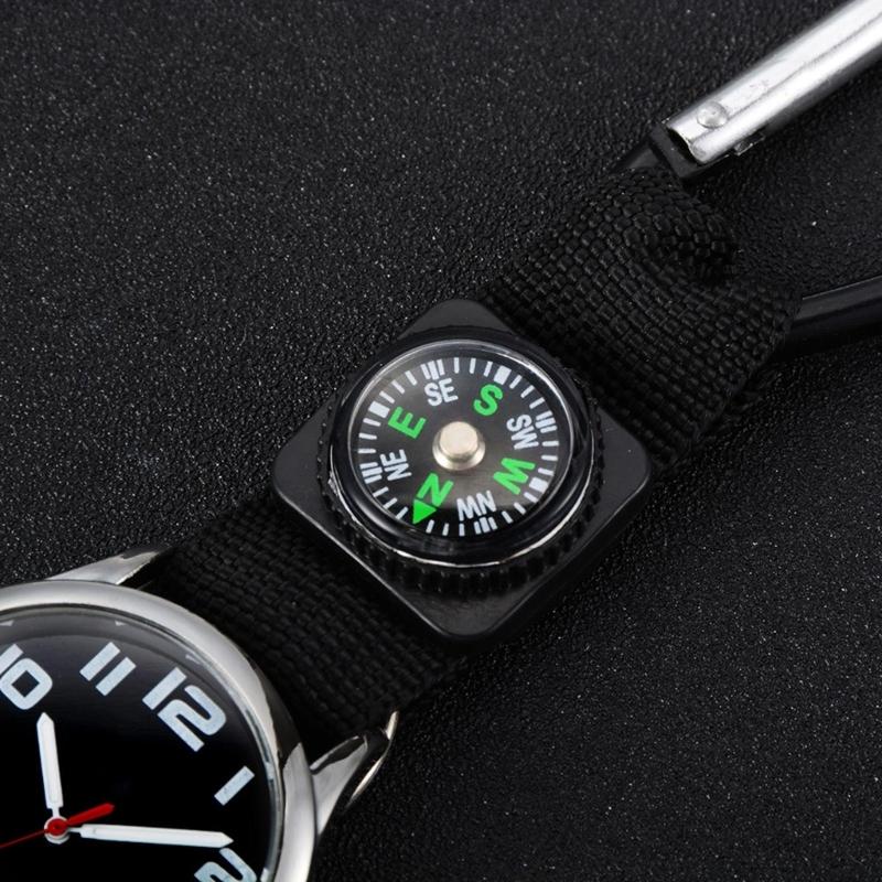 Orologio da Tasca Leggero per Arrampicata Moschettone Clip da Tasca Orologio Sportivo per Escursionismo