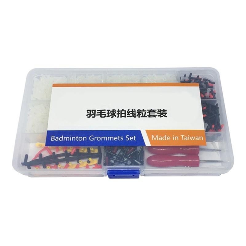 Badminton Grommets Eyelets Badminton Racket String Protectors String Eyelets for Improved Racquet Stringing