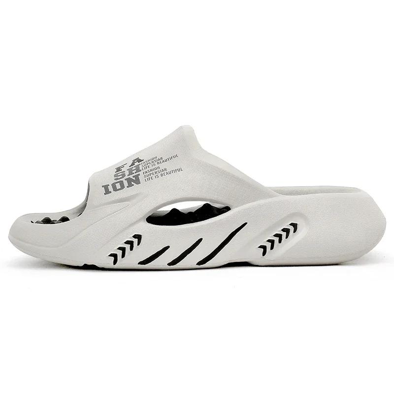 Summer Men Massage Slippers Sides Indoor Outdoor Sandals Beach Casual Shoes Soft Sole Slides Women's Sandals