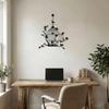 Weather Resistant Wall Decor Rust Proof Coating Wall Hanging Ornament Metal Wall Art  Bedroom