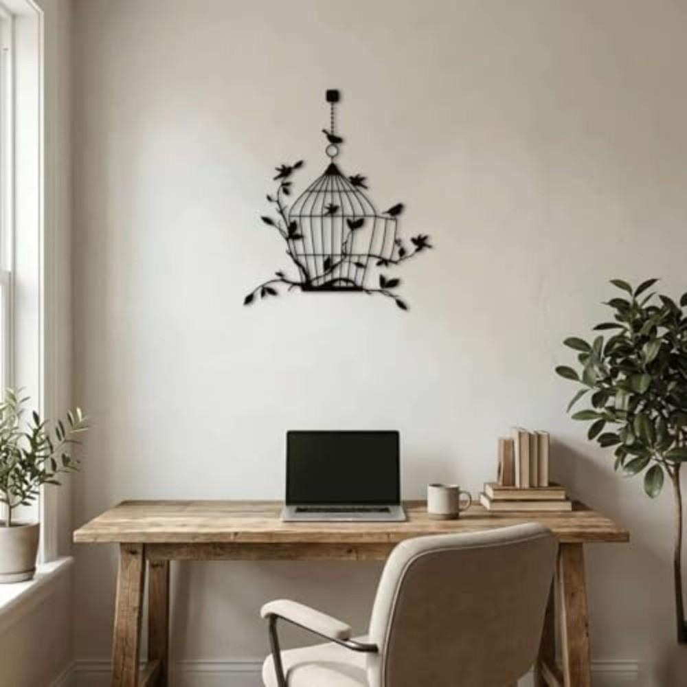 Weather Resistant Wall Decor Rust Proof Coating Wall Hanging Ornament Metal Wall Art  Bedroom