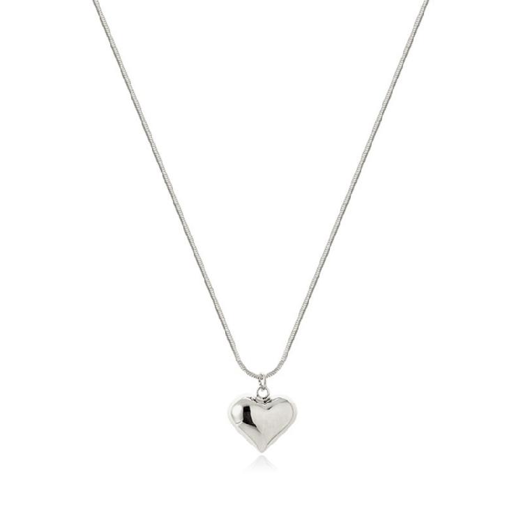 

Y2K Gold Color Heart Pendant Necklace Birthday Jewelry Gift for Teen Girls