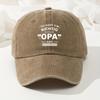 Letter Print Baseball Cap Men's Outdoor Peaked Cap Hip-Hop Dad Truck Casual Cap Retro Washed Cap Versatile for Men and Women