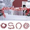Home Decoration Christmas Garland DIY Accessories Artificial Plants NEW Red Berries Vine Festival