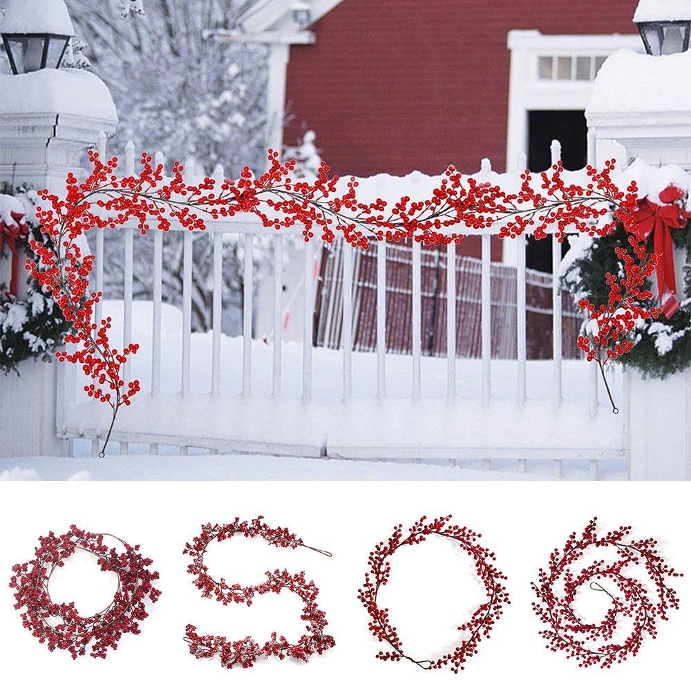 DIY Accessories Christmas Garland Home Decoration Artificial Plants Hanging Wreath Festival