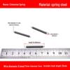 Micro Precision Extension Tension Spring Set with Hooks, 0.4mm Wire Diameter, 3-5mm Outer Diameter