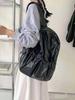 2025 Silver Waterproof Casual Backpack - Lightweight, Large Capacity, Stylish Japanese Korean Design for Women