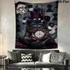 Magic Hat Cheshire Cat Pattern Home Decor Tapestry, Wall Hanging, Decorative RV Wall Cloth.SGT0917435