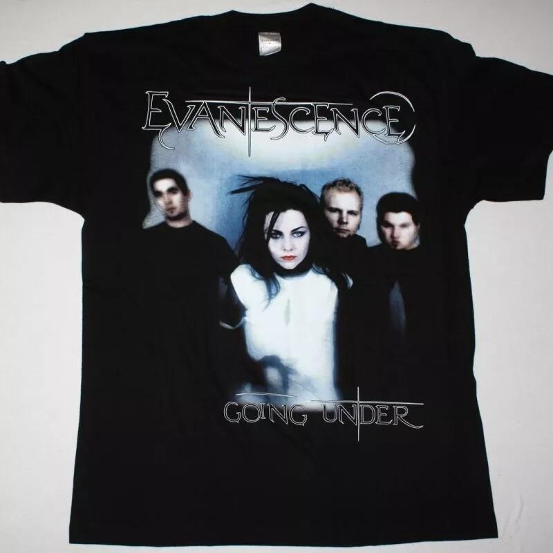 Футболка рок-группы Evanescence, Черная унисекс футболка Evanescence, Репринт S-5XL, Унисекс футболка XL