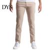 Breathable Autumn Winter Chinos Men Twill Trousers, Slim Fit Stretch Pants, Solid Color All Season Flexible Pants Straight Leg Casual for Office