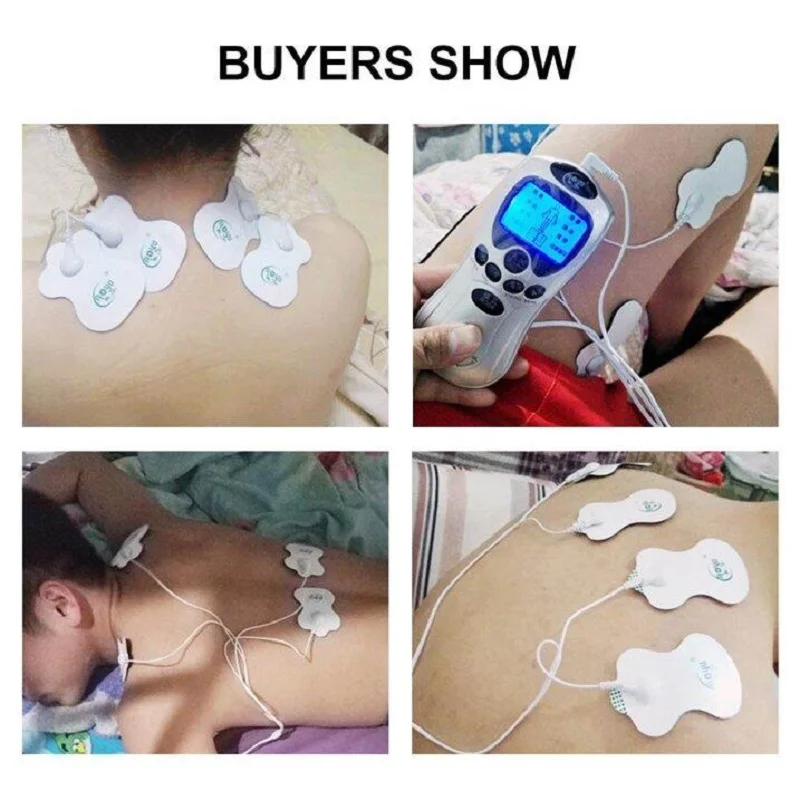 10/20/50 TENS Electrode Pads Conductive Gel Pads EMS Muscle Stimulator Self Adhesive Replacement for Body Therapy Patch Massage