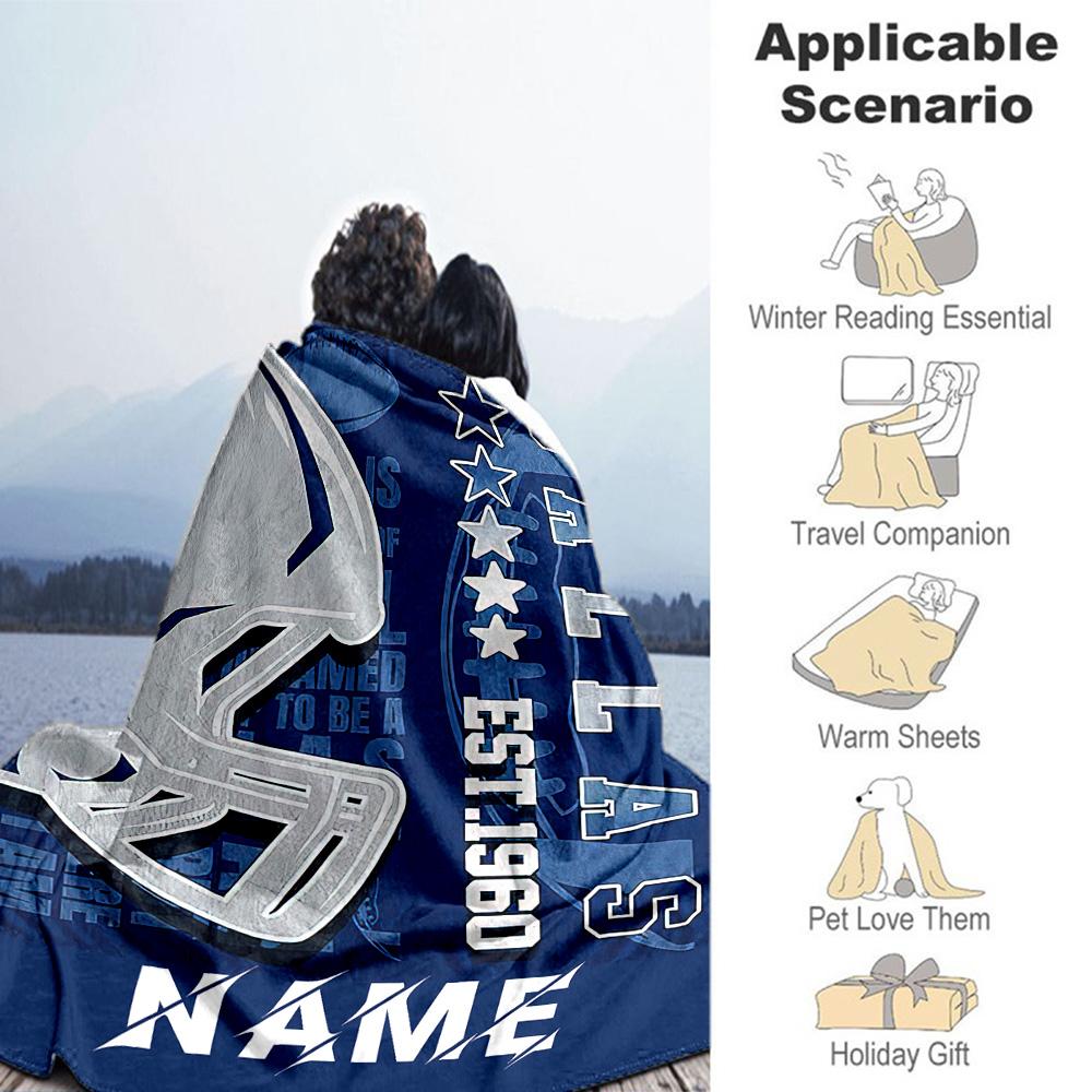 Rugby Fans45 Customize Your Name Blanket Cozy Customizable Blanket Warmthful Decor Suitable for Picnics Chair Bed Seaside Ideal for All Seasons