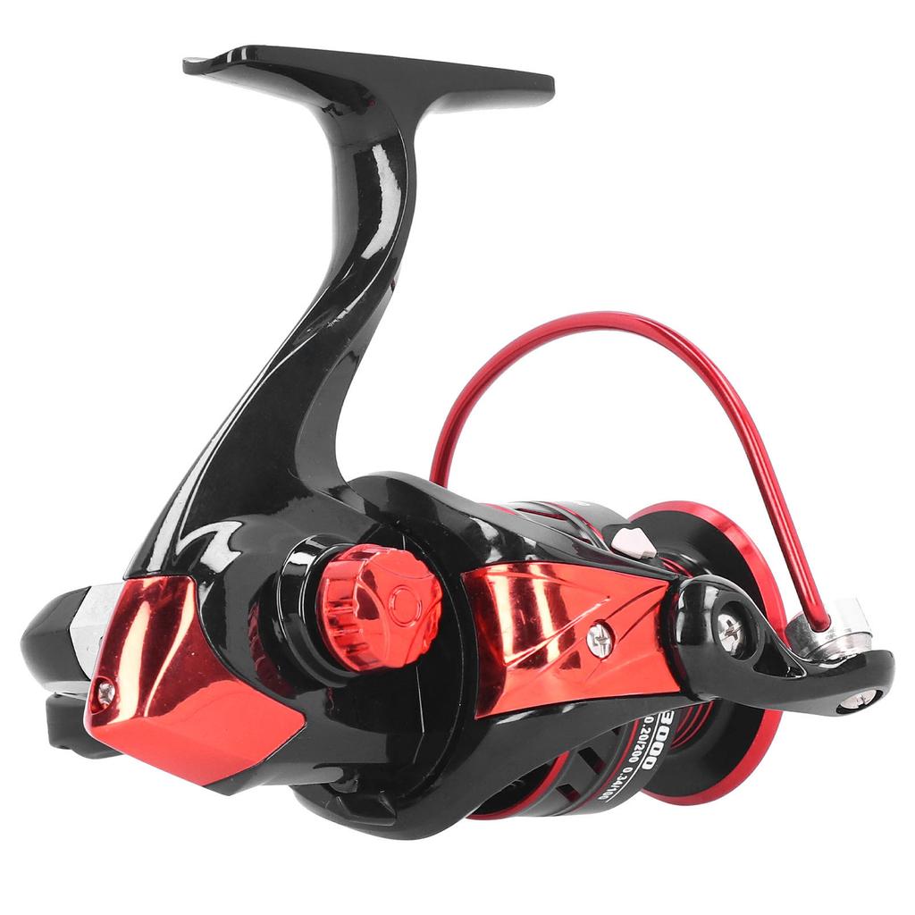 Metal Spinning Wheel Spool Sea Rod Lure Rock Fishing Long Shot Reel Tackle Black RedDM3000