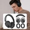 Carcasă de Protecție din Silicon pentru Căști 1MORE SonoFlow Protector pentru Căști Wireless Skin Shell Capac pentru Banda de Susținere Tampoane pentru Urechi Pernuțe Înlocuire