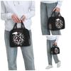 Satanic Occult Satan Skull Dead Goat Head Graphic Insulated Lunch Bag Cooler Thermal Food Box Tote Leakproof Lunch Boxes