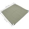 Leaf Collection Bag,Reusable Garden Yard Waste Bag,Oxford Cloth Foldable Leaf Collector Picnic Blanket with Handles,57x57 Inch