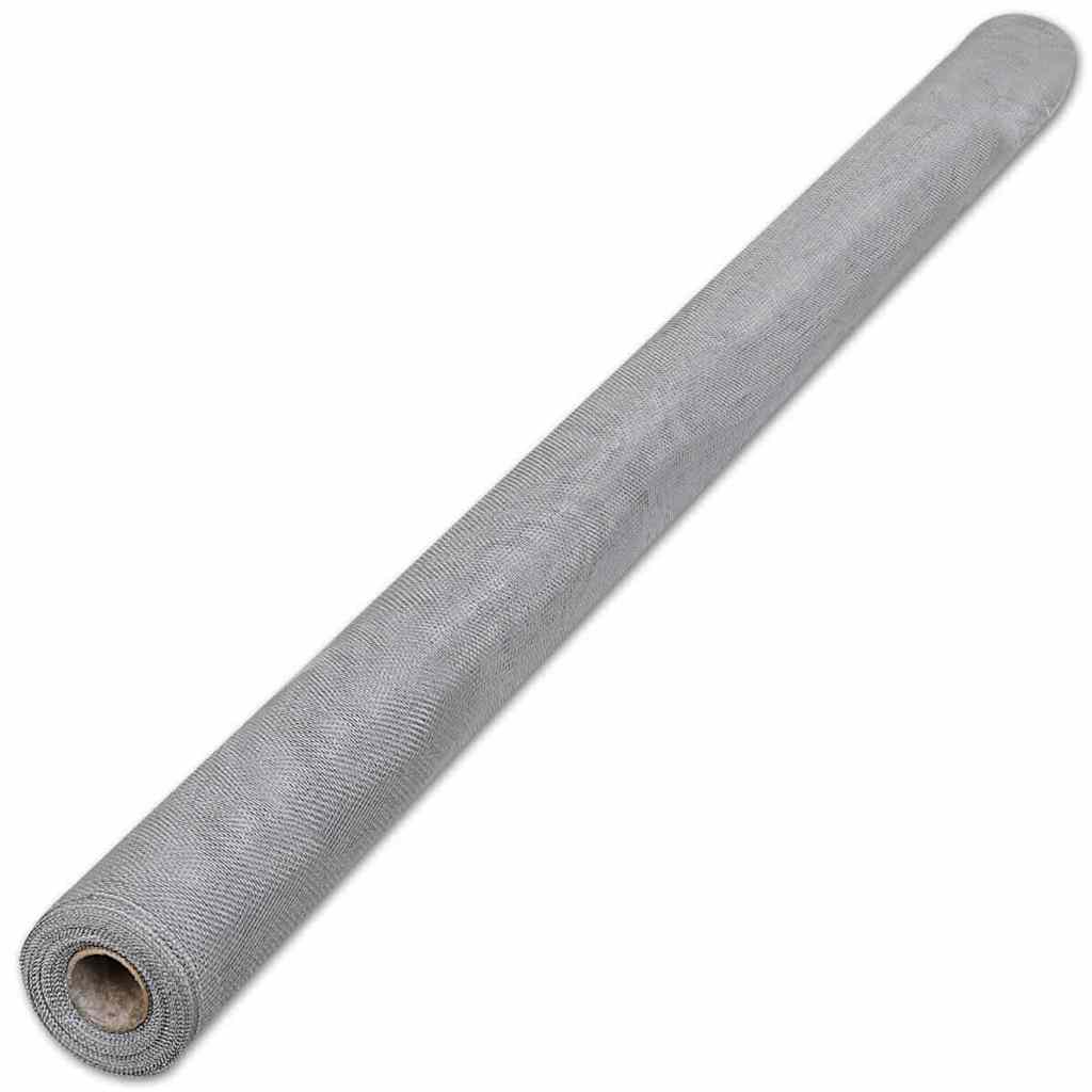 Vidaxl Insect Net, Aluminum, 100 X 1000 Cm, Silver