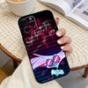A-Angel Dust-t H-Hazbin   Phone Case For iPhone 17,16,15,14,13,12,11 Plus,Pro Max,XS,Soft Silicone Black Cover