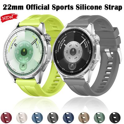 Officiële Siliconen Band voor Huawei GT6/GT5/GT4 46mm Klassiek en Stijlvol 22mm Horlogeband Compatibel met Huawei GT5pro 46mm