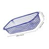 Wire Iron Storage Basket Decorative Metal Organizer Tray Small Holder for Desk Kitchen Bathroom Utensils Container Breathable