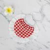 Pet Checkered Apron, Cat Scarf, Pet Dog Wet Towel
